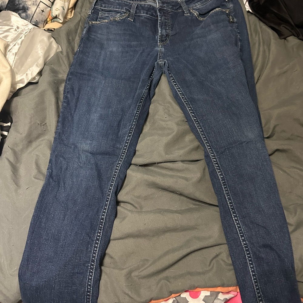 Silver Jeans Women's Dark Blue Skinny Jeans